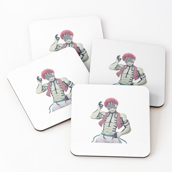 Item preview, Upper Moon Three Akaza Smirk Portrait designed and sold by The-Lone-Rodent.