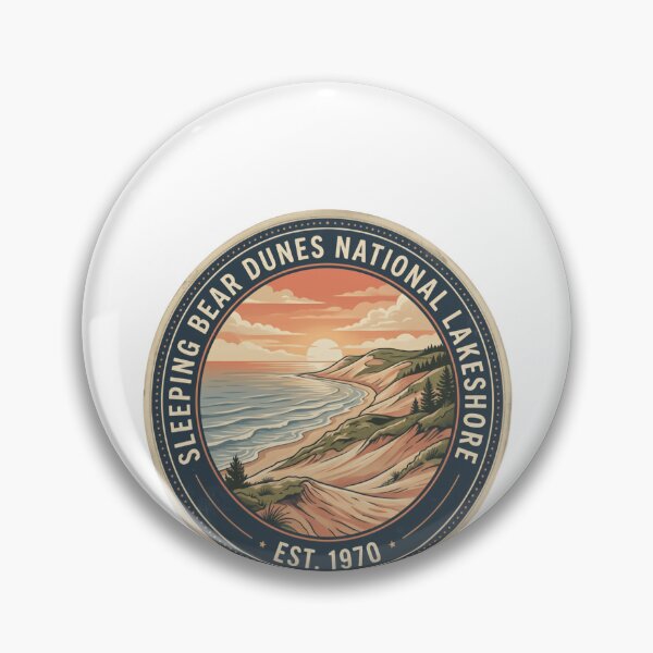 Item preview, Sleeping Bear Dunes National Lakeshore Est. 1970 Michigan National Park Traveler designed and sold by Simsimah26Parks.
