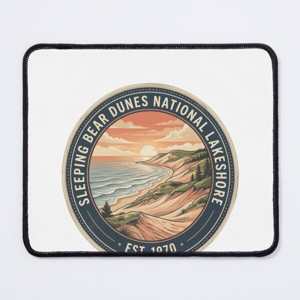 Item preview, Sleeping Bear Dunes National Lakeshore Est. 1970 Michigan National Park Traveler designed and sold by Simsimah26Parks.