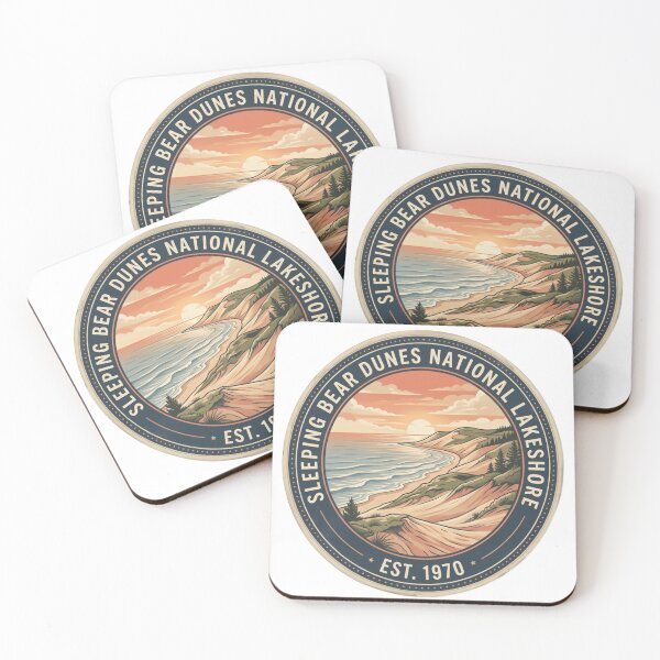 Item preview, Sleeping Bear Dunes National Lakeshore Est. 1970 Michigan National Park Traveler designed and sold by Simsimah26Parks.