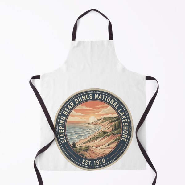 Item preview, Sleeping Bear Dunes National Lakeshore Est. 1970 Michigan National Park Traveler designed and sold by Simsimah26Parks.