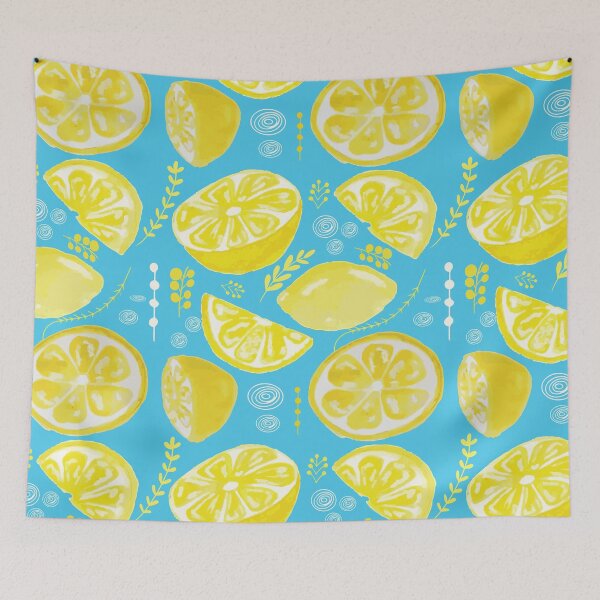 Item preview, Lemon Citrus Pattern – Bright Summer Fruit Decor designed and sold by Mrsmauve.