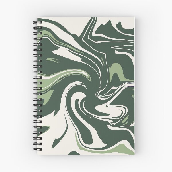 Item preview, Sage Green and Mint Fluid Marble Abstract designed and sold by CaramelCo.