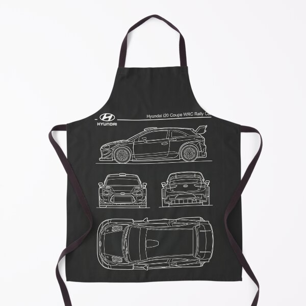 Item preview, Hyundai i20 Coupe WRC Blueprint Modern Rally Car Technical Outline designed and sold by Motorline44.