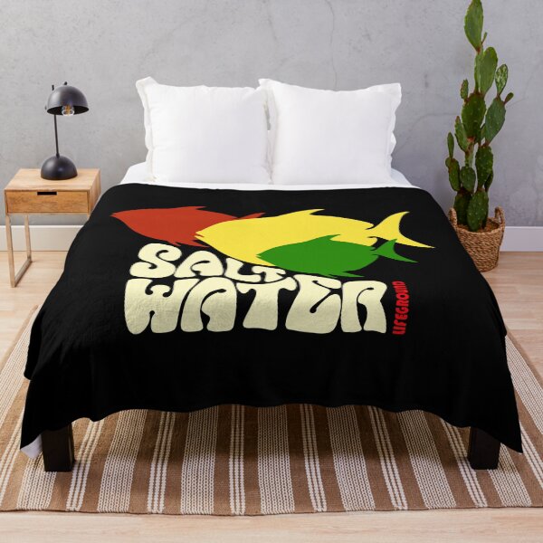 Item preview, Vintage Reggae Colors Marine Life - Salt Water LifeGround Retro Surf designed and sold by Alien-Theory.