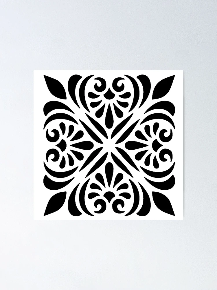 Thumbnail 1 of 3, Poster, Tile Pattern designed and sold by ViaARTfactory.