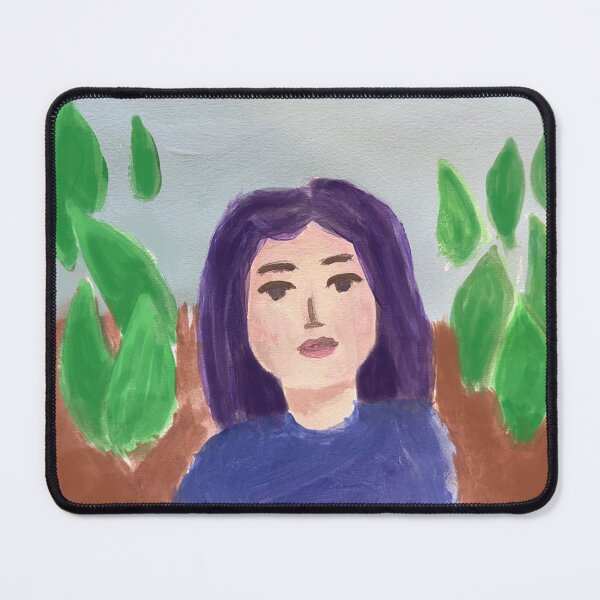 Item preview, Purple-haired girl  designed and sold by LeAndrasPlace.