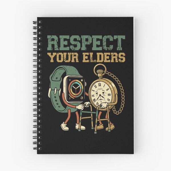 Item preview, Respect Your Elders Funny Smartwatch Pocket Watch designed and sold by IsDesignHub.