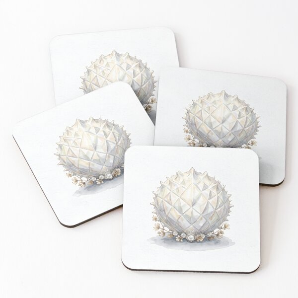 Item preview, Sea Urchin Shell Watercolor Art -  Luxury Coastal Collector Print designed and sold by LuminaArtRO.