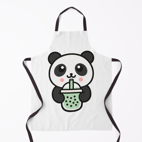 Item preview, Cute Kawaii Panda Drinking Bubble Tea designed and sold by IYI.