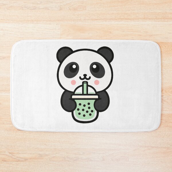 Item preview, Cute Kawaii Panda Drinking Bubble Tea designed and sold by IYI.