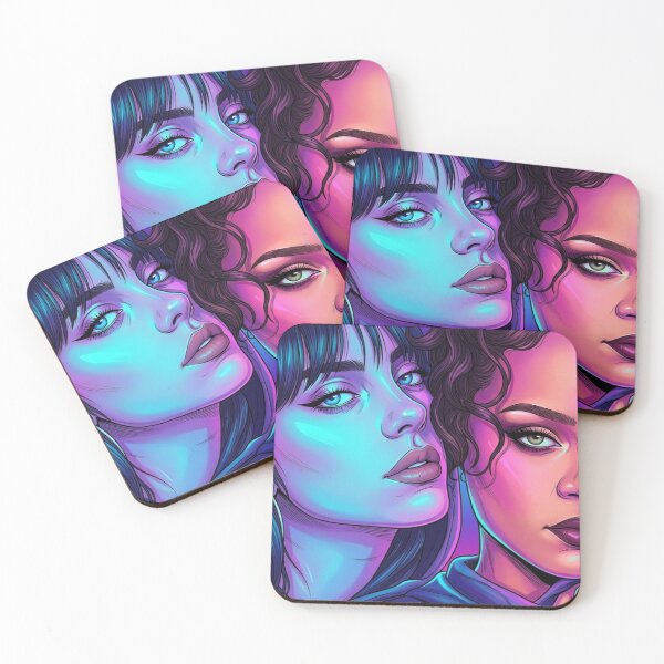 Item preview, Bad Girls Neon Thai GL Tv Series Lgbtq+ WLW Decor Poster Print Art Comic designed and sold by Mind Space.