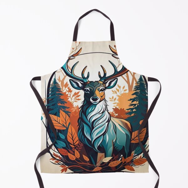 Item preview, Majestic Forest Stag Autumn Artwork designed and sold by NivyasArtistry.