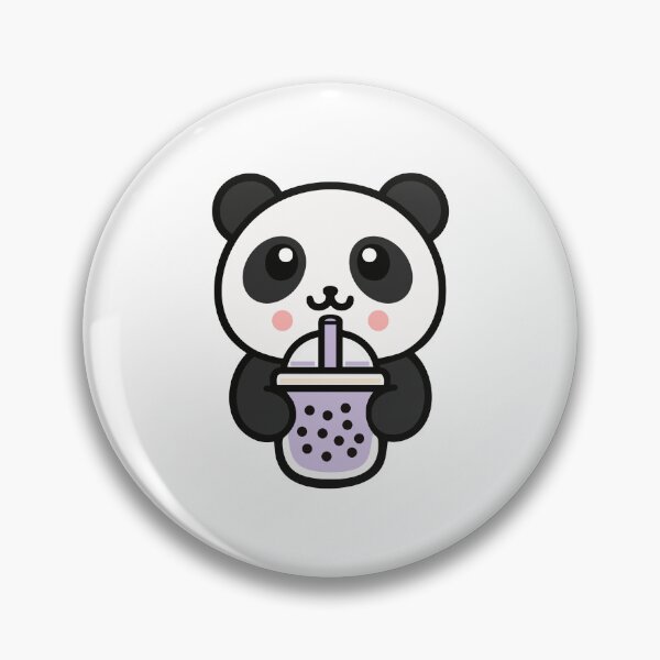 Item preview, Cute Kawaii Panda Drinking Bubble Tea designed and sold by IYI.