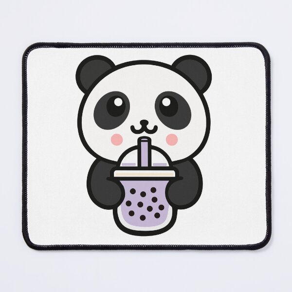 Item preview, Cute Kawaii Panda Drinking Bubble Tea designed and sold by IYI.