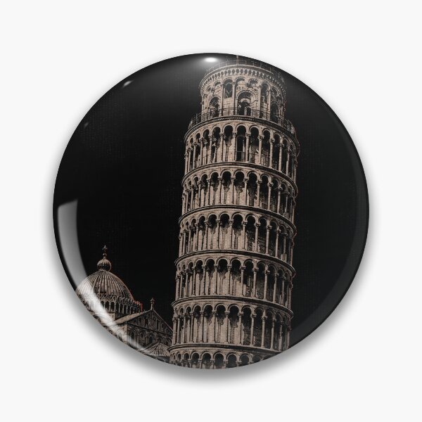 Item preview, Leaning Tower of Pisa Vintage Travel Stamp Design – Retro Italy Landmark Art designed and sold by ArtYouFeel.