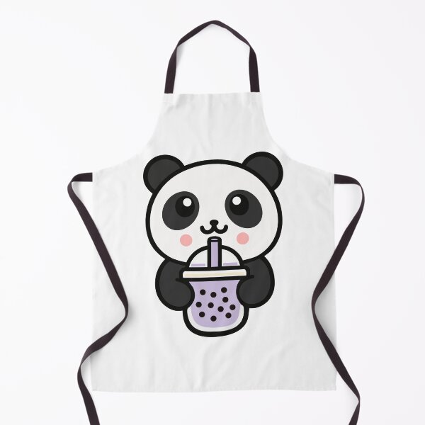 Item preview, Cute Kawaii Panda Drinking Bubble Tea designed and sold by IYI.