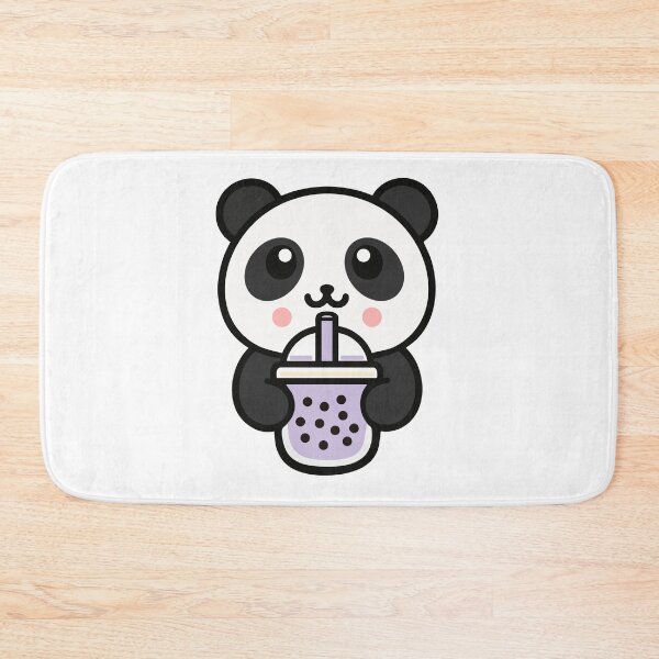 Item preview, Cute Kawaii Panda Drinking Bubble Tea designed and sold by IYI.