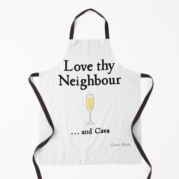 Item preview, Love Thy Neighbour... and Cava designed and sold by GraceMadeArt.