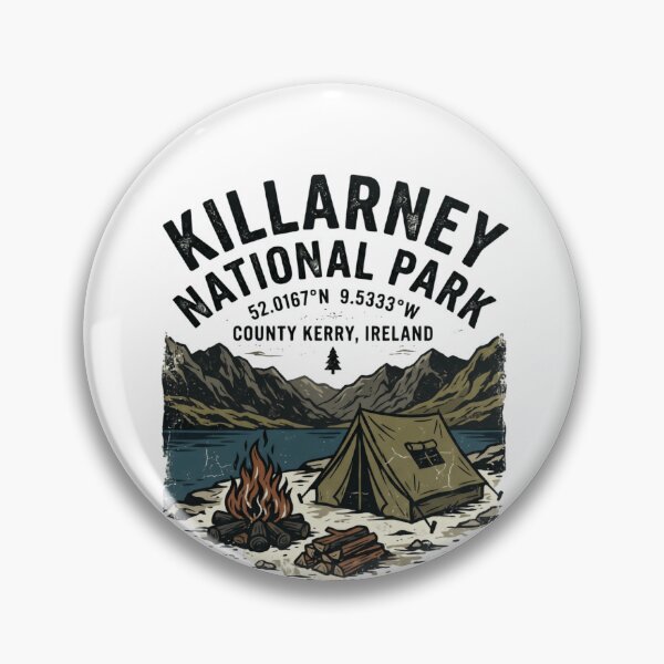 Item preview, Killarney National Park County Kerry Ireland Camping Hiking Outdoors designed and sold by Simsimah26Parks.