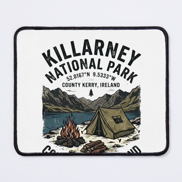 Item preview, Killarney National Park County Kerry Ireland Camping Hiking Outdoors designed and sold by Simsimah26Parks.