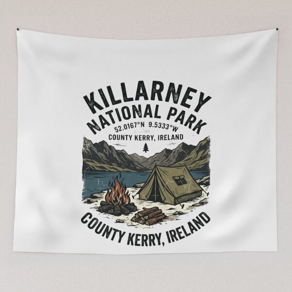 Item preview, Killarney National Park County Kerry Ireland Camping Hiking Outdoors designed and sold by Simsimah26Parks.