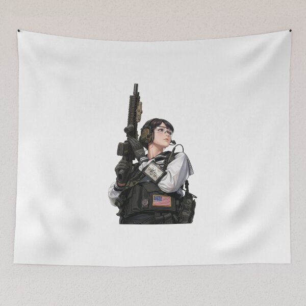 Item preview, Tactical School Girl - Anime Special Ops designed and sold by RAWLIFEGRAPHIC.