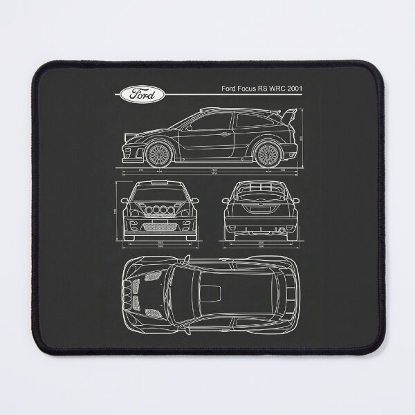 Item preview, Ford Focus RS WRC 2001 Blueprint Classic Rally Car Technical Outline designed and sold by Motorline44.