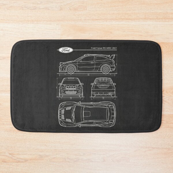 Item preview, Ford Focus RS WRC 2001 Blueprint Classic Rally Car Technical Outline designed and sold by Motorline44.