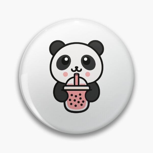 Item preview, Cute Kawaii Panda Drinking Bubble Tea designed and sold by IYI.