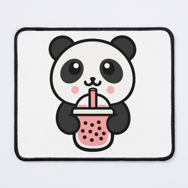 Artikelvorschau, Niedlicher Kawaii-Panda trinkt Bubble Tea entworfen und verkauft von IYI.