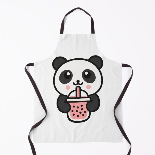 Item preview, Cute Kawaii Panda Drinking Bubble Tea designed and sold by IYI.
