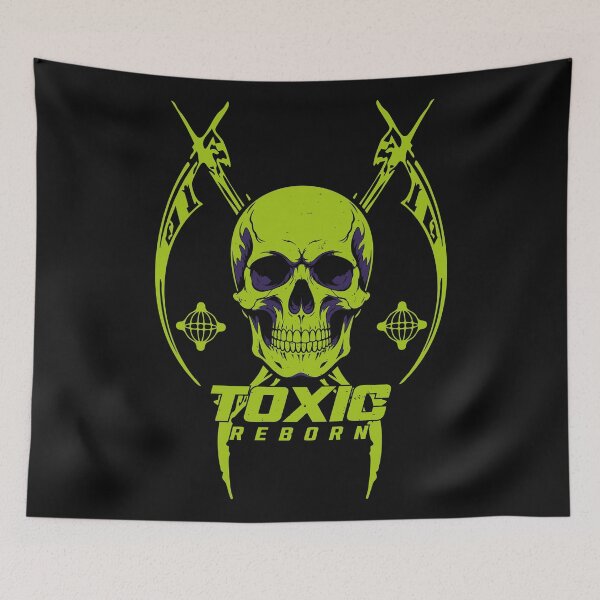 Item preview, Toxic Reborn Neon Skull Dark Streetwear designed and sold by CamaleonDesigns.