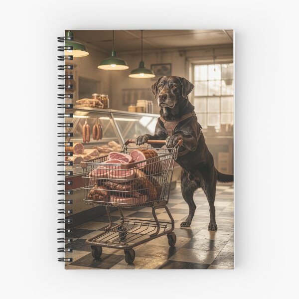 Item preview, Black Lab Prepares a Backyard Barbeque Party designed and sold by Tridentulus.