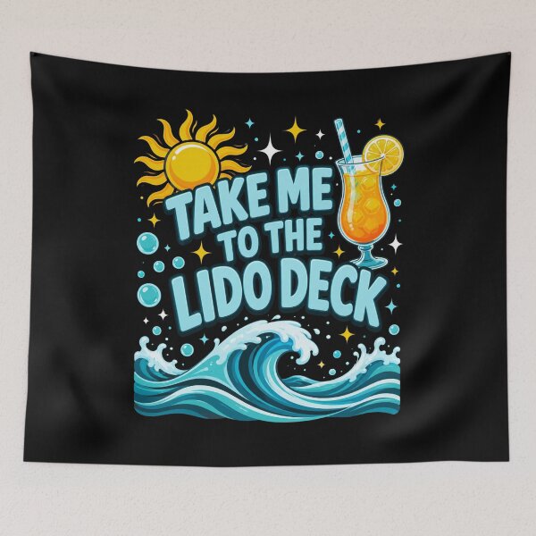 Item preview, Take Me To The Lido Deck Cruise Vacation Traveler designed and sold by FormalDehyena.