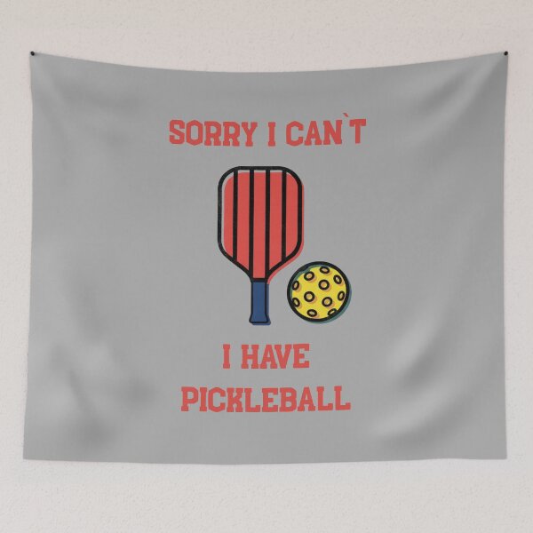 Item preview, Sorry I Can’t I Have Pickleball Funny Tee For Players designed and sold by WearFine.
