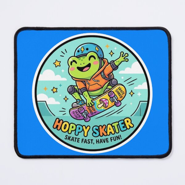 Item preview, Skateboard Frog Doing Tricks – Cool Cartoon Frog Street Aesthetic designed and sold by ArtsyExplorer.