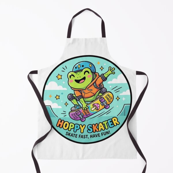 Item preview, Skateboard Frog Doing Tricks – Cool Cartoon Frog Street Aesthetic designed and sold by ArtsyExplorer.