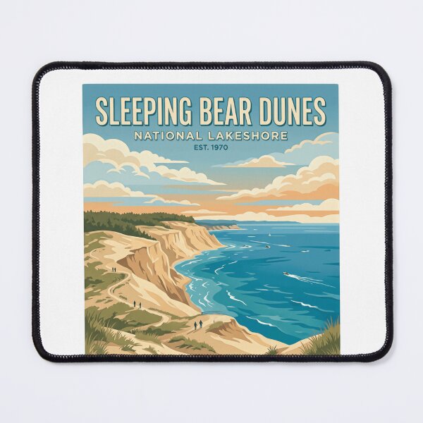 Item preview, Sleeping Bear Dunes National Lakeshore Est. 1970 Michigan USA Travel Souvenir designed and sold by Simsimah26Parks.
