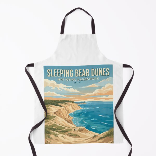 Item preview, Sleeping Bear Dunes National Lakeshore Est. 1970 Michigan USA Travel Souvenir designed and sold by Simsimah26Parks.
