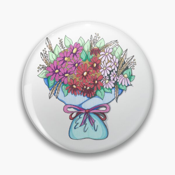 Item preview, Madison - Hand Drawn Floral Bouquet Positive Affirmation designed and sold by AJPrettyObscene.