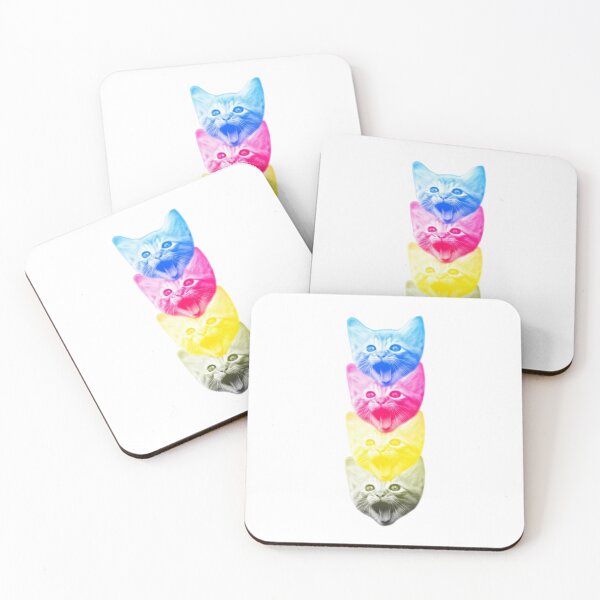 Item preview, Screaming Colorful Cats designed and sold by Spring Things.