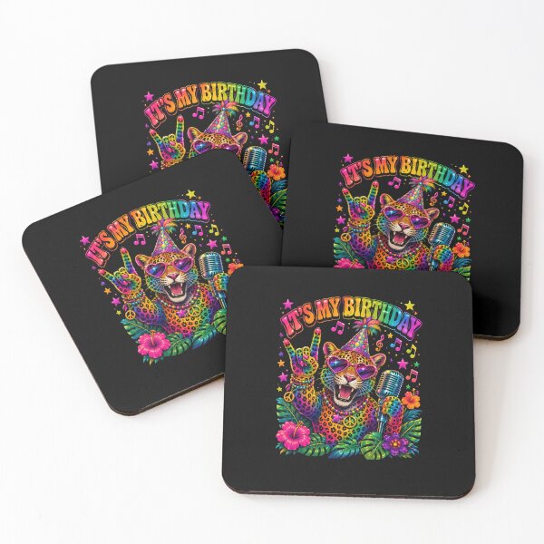 Item preview, It's My Birthday Leopard Party Celebration Music designed and sold by FormalDehyena.
