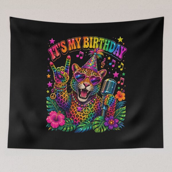 Item preview, It's My Birthday Leopard Party Celebration Music designed and sold by FormalDehyena.