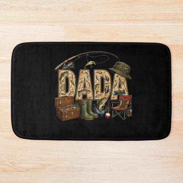 Item preview, Dada Fishing Dad Angler Outdoorsman designed and sold by FormalDehyena.