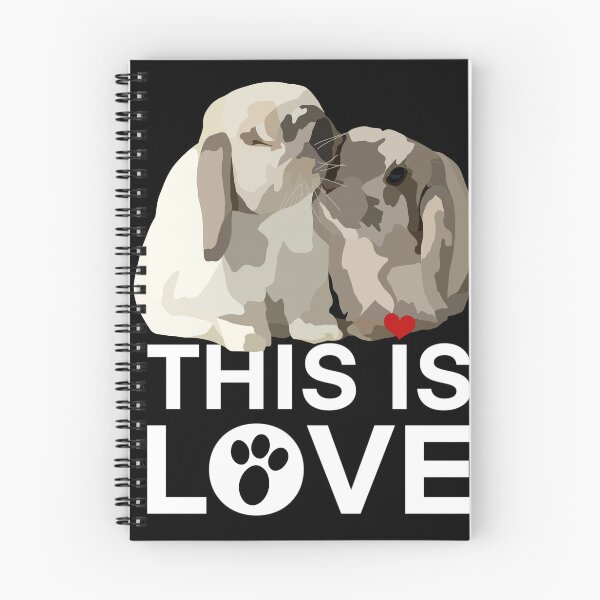Item preview, Two Loving Lop Bunnies designed and sold by Just-Arts-4U.