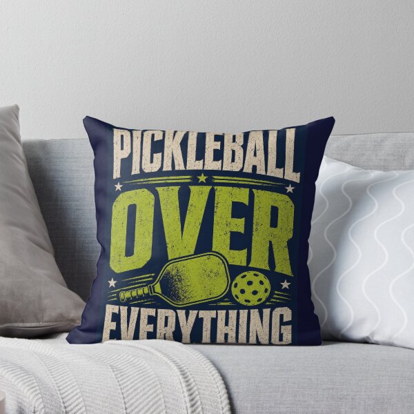 Item preview, Pickleball Over Everything – Bold Vintage Sports Poster Art | Pickleball Lover Gift designed and sold by irfanshikh.