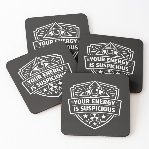 Item preview, Your Energy Is Suspicious – Cosmic Humor Graphic Shirt designed and sold by TheSarinaSource.
