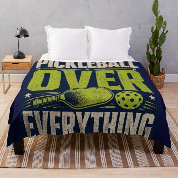 Item preview, Pickleball Over Everything – Bold Vintage Sports Poster Art | Pickleball Lover Gift designed and sold by irfanshikh.