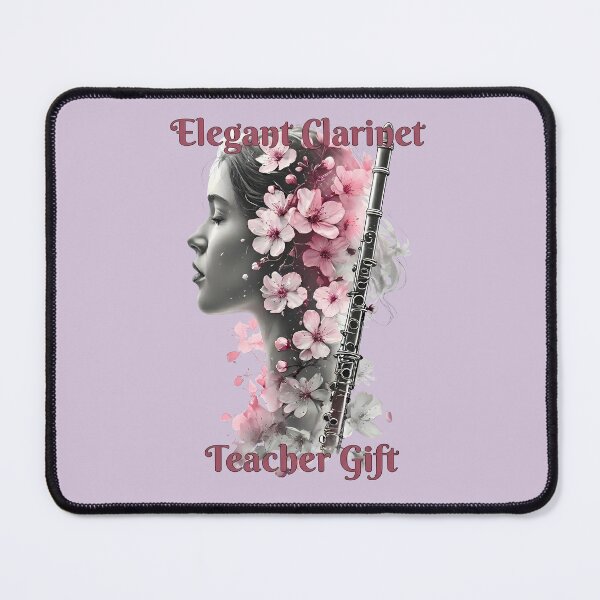 Item preview, Poster with Clarinet and Woman - Music Teacher designed and sold by Art-Arcade6.